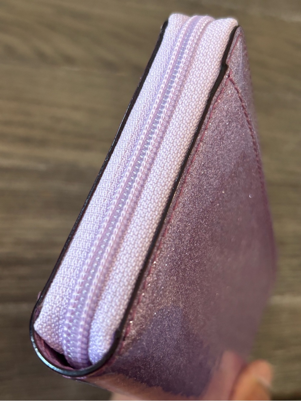 KATE SPADE • Neda Mavis Street Glitter Continental Wallet • Rumraisin Purple - Picture 8 of 15
